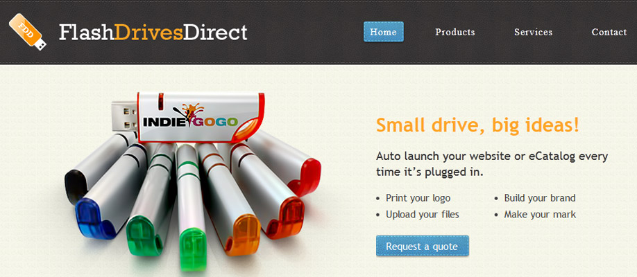 Web Design & Development for Flash Drives Direct